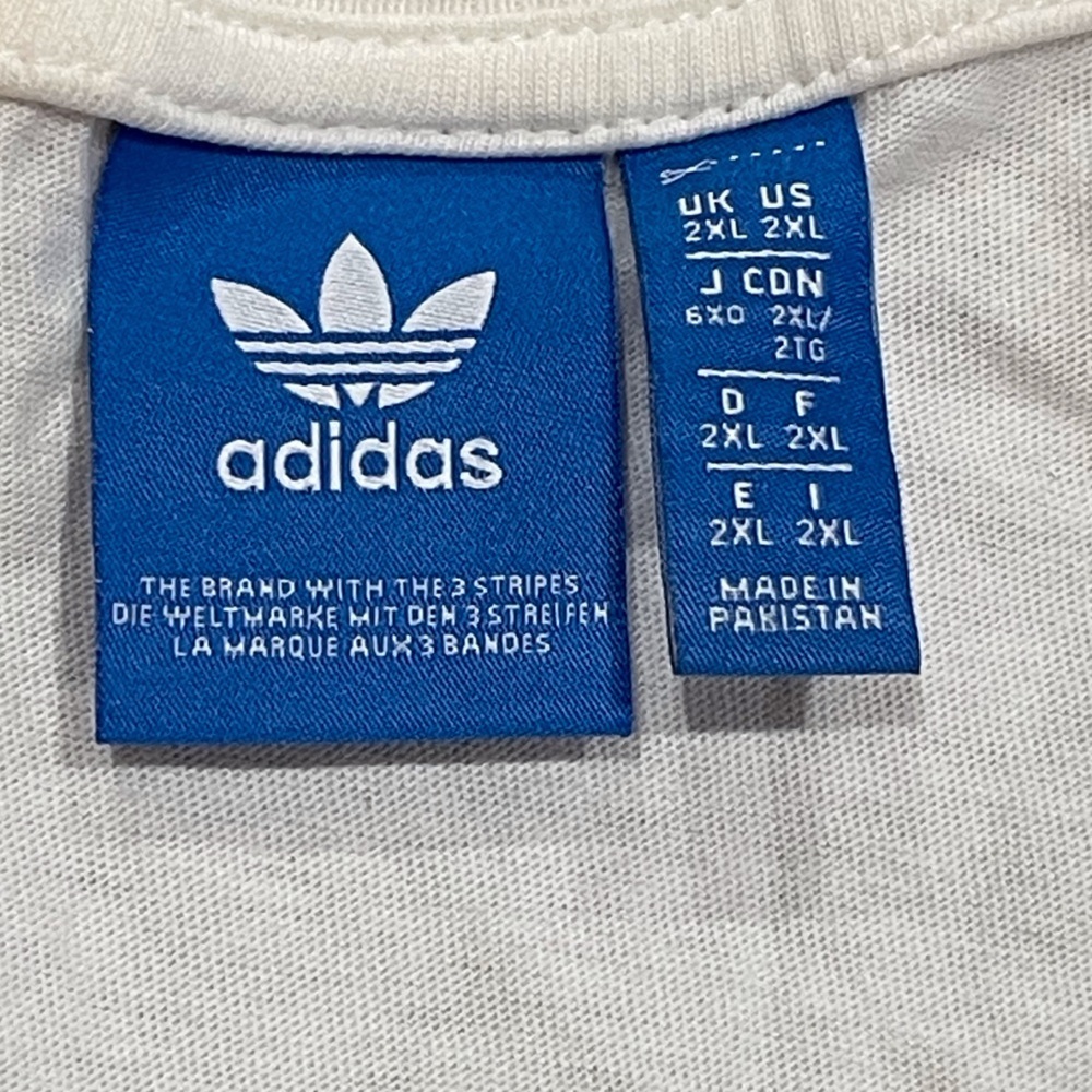 Adidas White Sleeveless Top with Black Trefoil - Picture 5 of 10